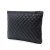 Chanel AB Chanel Black Caviar Leather Leather Large Quilted Caviar Boy O Case Clutch Italy