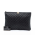 Chanel AB Chanel Black Caviar Leather Leather Large Quilted Caviar Boy O Case Clutch Italy