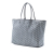Goyard B Goyard Gray Light Gray Coated Canvas Fabric Goyardine Saint Louis PM France