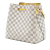 Louis Vuitton B Louis Vuitton White with Yellow Damier Canvas Fabric Damier Azur Neonoe MM France