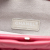 Chanel B Chanel Pink Lambskin Leather Leather Quilted Lambskin Kiss Lock Clutch France