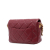 Chanel AB Chanel Red Dark Red Caviar Leather Leather Mini Quilted Caviar Twist Your Buttons Flap Italy