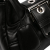 Prada AB Prada Black Nappa Leather Leather Nappa Soft Padded Re Edition 2002 Moon Satchel Italy