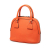 Gucci AB Gucci Orange Dark Orange Calf Leather Mini GG Charm Dome Satchel Italy