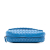 Bottega Veneta Blue Mini Nappa Intrecciato Expandable Chain Flap Crossbody Italy
