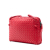 Bottega Veneta B Bottega Veneta Red Nappa Leather Leather Nappa Intrecciato Nodini Crossbody Italy
