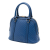 Gucci AB Gucci Blue Calf Leather Mini Microguccissima Dome Satchel Italy
