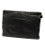 Balenciaga B Balenciaga Black Lambskin Leather Leather Lambskin Motocross Classic Clip M Clutch Italy