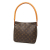 Louis Vuitton B Louis Vuitton Brown Monogram Canvas Fabric Monogram Looping MM France