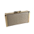Jimmy Choo J Box Dusty Glitter Texture Metal Clutch Ice