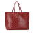 Goyard B Goyard Red Coated Canvas Fabric Goyardine Artois GM France