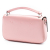 Fendi AB Fendi Pink Light Pink Satin Fabric Baguette Phone Pouch Satchel Italy