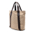 Gucci AB Gucci Brown Beige Canvas Fabric GG Tote Italy