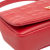 Burberry B Burberry Red Lambskin Leather Leather Small Quilted Lambskin Lola Crossbody Italy