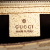 Gucci B Gucci Brown Beige Canvas Fabric GG Turnlock Shoulder Bag Italy