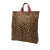 Fendi AB Fendi Brown Canvas Fabric Leopard Print Tote Italy