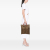 Fendi AB Fendi Brown Canvas Fabric Leopard Print Tote Italy