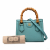 Gucci Diana Mini Leather Tote Handbag Blue