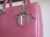 Dior Lady Dior pink python bag