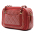 Chanel Red Paris Hamburg Quilted Lambskin and Jersey Camera Case Italy