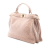 Fendi B Fendi Pink Shearling Natural Material Large Peekaboo ISeeU Satchel Italy