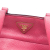 Prada B Prada Pink Calf Leather Vitello Daino Tote Italy