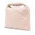 Bottega Veneta AB Bottega Veneta Pink Light Pink Calf Leather Mini skin Intrecciato Hop Satchel Italy