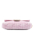 Fendi B Fendi Pink Velvet Fabric Zucca Embossed Baguette Satchel Italy
