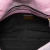 Fendi B Fendi Pink Velvet Fabric Zucca Embossed Baguette Satchel Italy