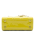Christian Dior AB Dior Yellow Neon Yellow Patent Leather Leather Mini Patent Cannage Lady Dior Italy