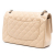 Chanel B Chanel Brown Light Beige Caviar Leather Leather Jumbo Classic Caviar Double Flap Italy