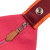 Hermès AB Hermès Pink Hot Pink with Red Dark Red Canvas Fabric Small Toile Bride A Brac Case France