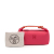 Hermès AB Hermès Pink Hot Pink with Red Dark Red Canvas Fabric Small Toile Bride A Brac Case France