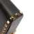Valentino B Valentino Black Calf Leather Rockstud Alcove Box Satchel Italy