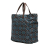 Prada B Prada Blue Navy Nylon Fabric Tessuto Stampato Tote Italy