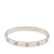 Cartier AB Cartier Silver 18K White Gold Metal Classic Love Bracelet France