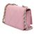 Chanel AB Chanel Pink Light Pink Lambskin Leather Leather Quilted Lambskin 19 Wallet on Chain Italy