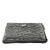 Chanel Black Caviar Leather Leather CC Embossed Caviar Camellia Flat Phone Case Wallet Pouch Italy