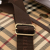 Burberry B Burberry Brown Beige Coated Canvas Fabric Haymarket Check Flap Crossbody Italy