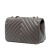 Chanel B Chanel Brown Taupe Lambskin Leather Leather Small Chevron Lambskin Statement Flap France