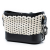 Chanel AB Chanel Black with White Ivory Calf Leather Small Knit and skin Gabrielle Hobo France