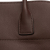 Prada B Prada Brown Dark Brown Calf Leather Large Tote Italy