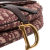 Christian Dior AB Dior Red Canvas Fabric Oblique Saddle Bag Italy