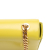 Celine AB Celine Yellow Neon Yellow Calf Leather skin Cuir Triomphe Chain Shoulder Bag Italy