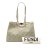 Fendi AB Fendi Green Light Green Canvas Fabric Zucca Embroidered Peekaboo X Tote Italy