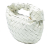 Bottega Veneta AB Bottega Veneta White Patent Leather Leather Mini Patent Intrecciato Jodie Italy