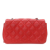 Chanel AB Chanel Red Caviar Leather Leather Extra Mini Rectangular Classic Caviar Single Flap Italy