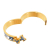 Hermès AB Hermès Blue with Gold Enamel Other Narrow Sous le Charm d Orphee Clic H Bracelet PM France