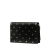 Saint Laurent Black Calf Leather skin Star Print Classic Monogram Kate Tassel Wallet on Chain Italy