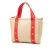 Louis Vuitton B Louis Vuitton Brown Beige with Red Canvas Fabric Antigua Cabas PM France
